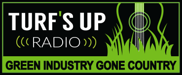 Sod Solutions Pro Turfs Up Country Radio Logo