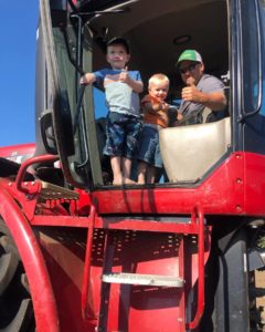4th generation farmers of Fairgreen learning how to operate a sod farm.