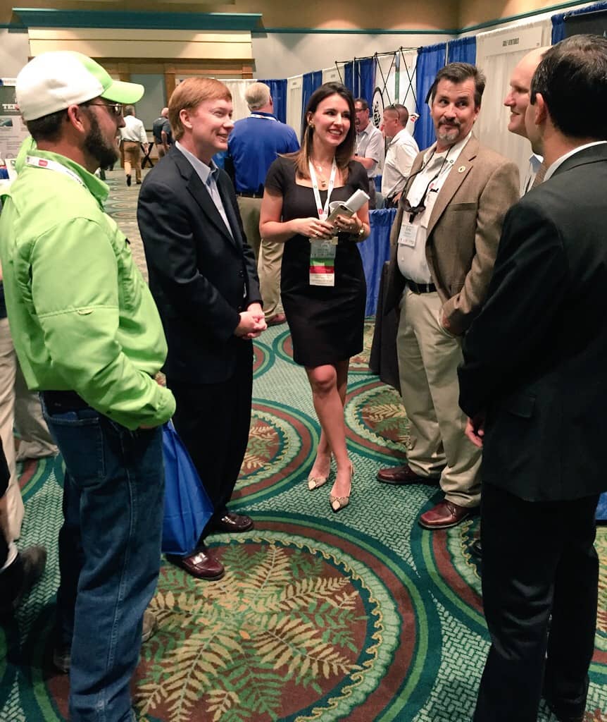 2015 FTGA Tradeshow with former Commissioner of Agriculture of Florida, Adam Putnam.